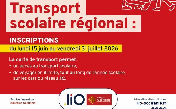 transport scolaire 2026
